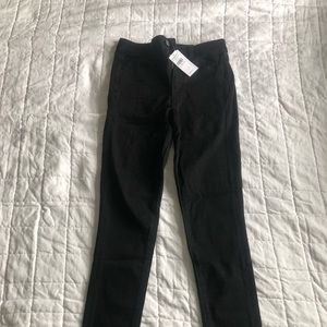 American Eagle black super hi-rise jegging
